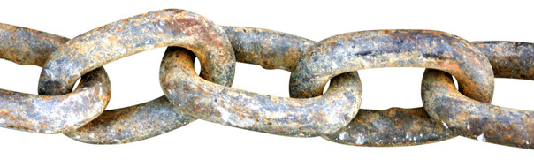 rusty chain image
