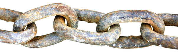 rusty chain image